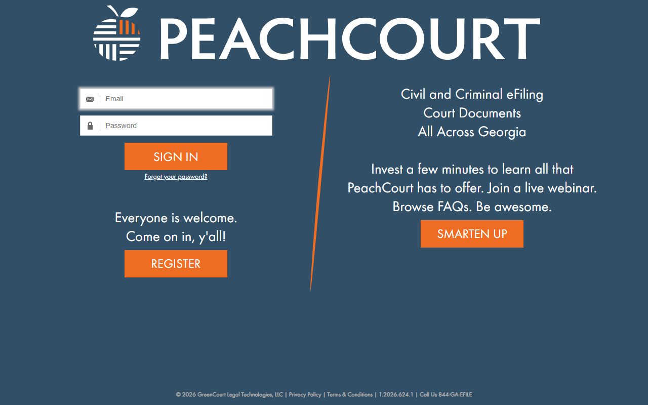 Talbot County court records PeachCourt account access