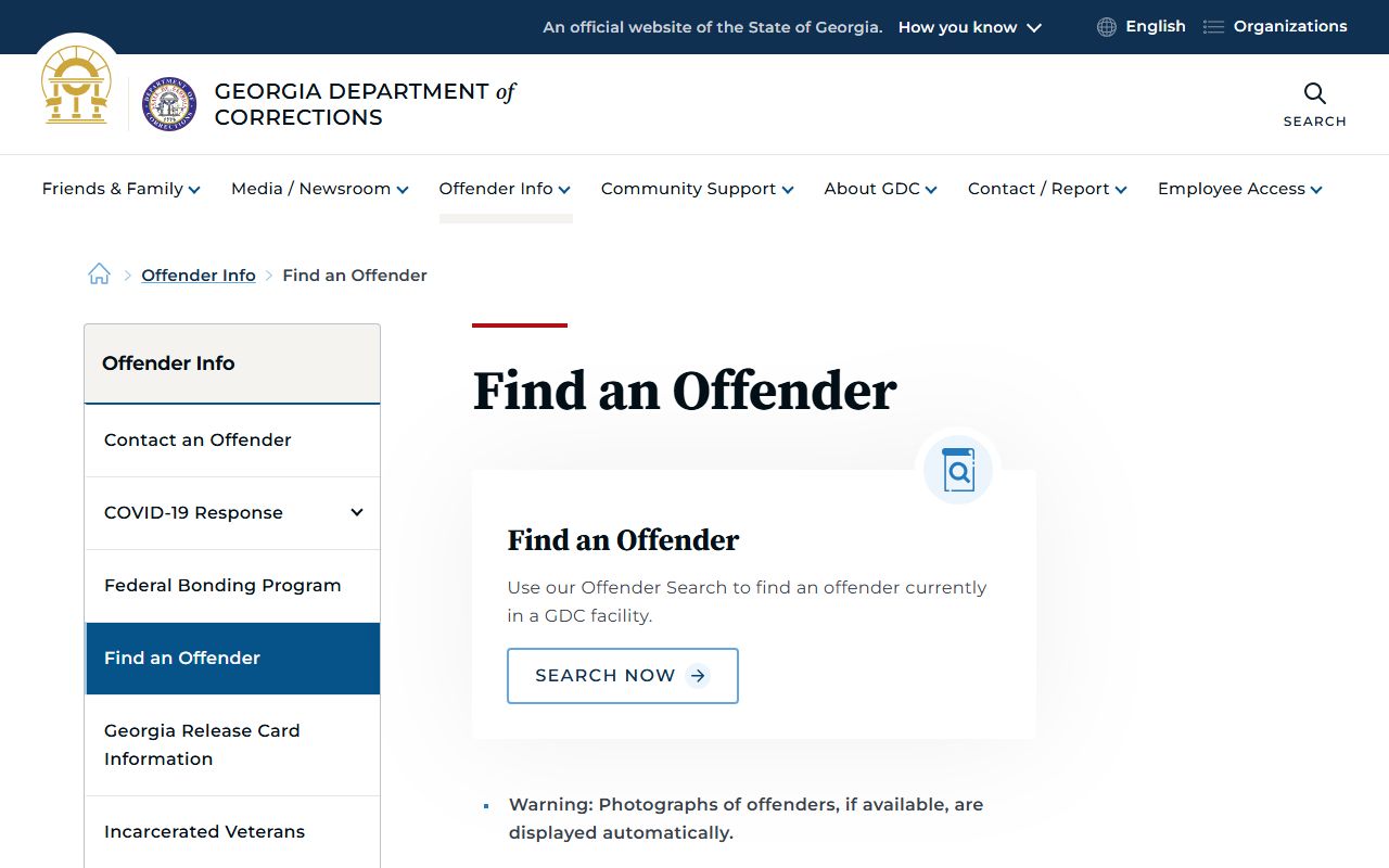 Talbot County inmate records GDC offender search overview